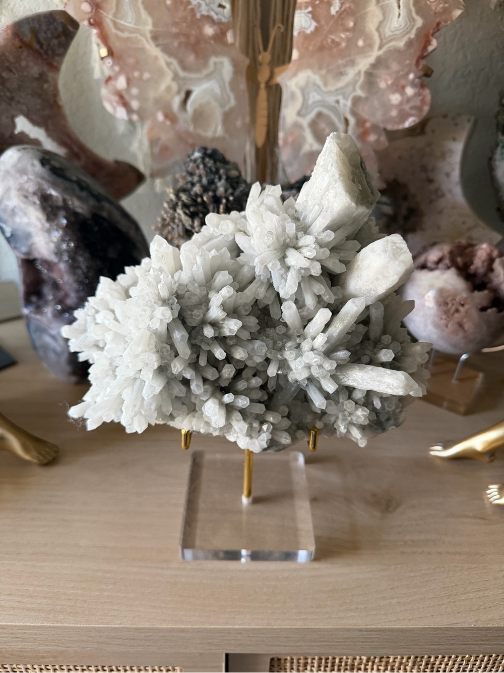 4lb Inner Mongolian Candle Quartz Natural Crystal Cluster